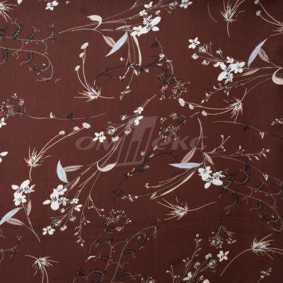 Плательная ткань "Фламенко" 2.2, 80 гр/м2, шир.150 см, принт растительный - купить в Чите. Цена 239.03 руб.