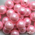 0404-00108-Бусины пластиковые под жемчуг "ОмТекс", 16 мм, (уп.50гр=24+/-1шт) цв.101-св.розовый - купить в Чите. Цена: 44.18 руб.