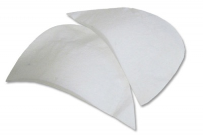 Плечевые накладки И-8 НЦ, составные, цвет белый - купить в Чите. Цена: 47.27 руб.