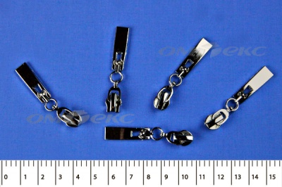 Слайдер декоративный, металлический №1/спираль Т7/никель - купить в Чите. Цена: 6.29 руб.