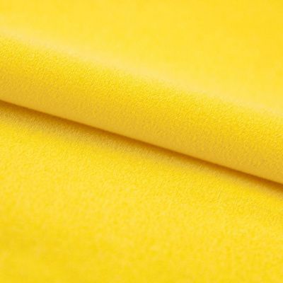 Креп стрейч Амузен 12-0752, 85 гр/м2, шир.150см, цвет жёлтый - купить в Чите. Цена 194.07 руб.