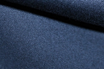 Ткань костюмная 8874/3, цвет темно-синий, 100% полиэфир - купить в Чите. Цена 433.60 руб.