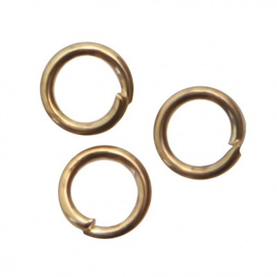 Кольцо  соединительное для бижутерии 4 мм, цв.-золото - купить в Чите. Цена: 0.41 руб.