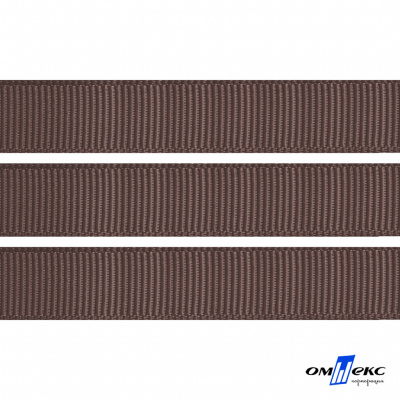 Репсовая лента 005, шир. 12 мм/уп. 50+/-1 м, цвет коричневый - купить в Чите. Цена: 164.91 руб.