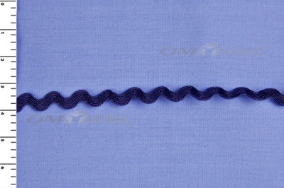 Тесьма плетеная "Вьюнчик"/т.синий - купить в Чите. Цена: 48.03 руб.