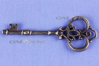 Декоративный элемент для творчества из металла "Ключ"8,5 см  - купить в Чите. Цена: 26.66 руб.