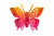 Бабочка декоративная пластиковая #10 - купить в Чите. Цена: 7.09 руб.
