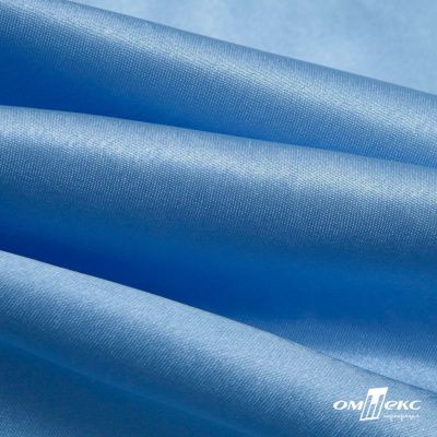 Поли креп-сатин 14-4121, 125 (+/-5) гр/м2, шир.150см, цвет голубой - купить в Чите. Цена 155.57 руб.