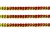 Пайетки "ОмТекс" на нитях, CREAM, 6 мм С / упак.73+/-1м, цв. 96 - красный - купить в Чите. Цена: 484.77 руб.