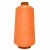 Нитки текстурированные некручёные 457, намот. 15 000 м, цвет оранжевый - купить в Чите. Цена: 204.10 руб.