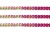 Пайетки "ОмТекс" на нитях, CREAM, 6 мм С / упак.73+/-1м, цв. 89 - розовый - купить в Чите. Цена: 468.37 руб.