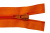 Спиральная молния Т5 849, 75 см, автомат, цвет оранжевый - купить в Чите. Цена: 16.28 руб.