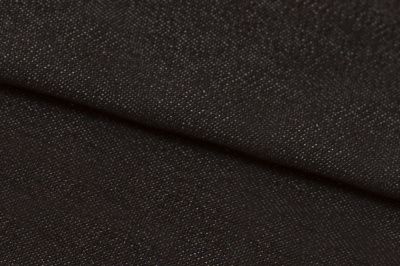 Ткань джинсовая №96, 160 гр/м2, шир.148см, цвет чёрный - купить в Чите. Цена 350.42 руб.