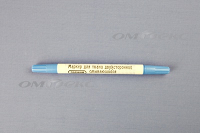 Маркер двухсторонний смывающийся для ткани RA-002 голубой - купить в Чите. Цена: 207.84 руб.