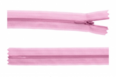 Молния потайная Т3 513, 60 см, капрон, цвет св.розовый - купить в Чите. Цена: 10.24 руб.