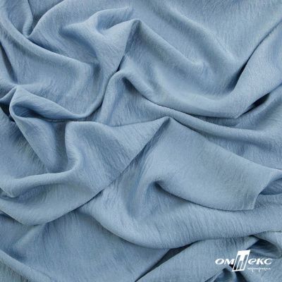 Ткань плательная Муар, 100% полиэстер,165 (+/-5) гр/м2, шир. 150 см, цв. Серо-голубой - купить в Чите. Цена 215.65 руб.