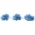Тесьма плетеная "Рюш", упак. 9,14 м, цвет голубой - купить в Чите. Цена: 45.87 руб.