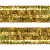 Тесьма с пайетками D16, шир. 20 мм/уп. 25+/-1 м, цвет золото - купить в Чите. Цена: 778.19 руб.