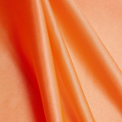 Поли креп-сатин 16-1543, 120 гр/м2, шир.150см, цвет персик - купить в Чите. Цена 155.57 руб.