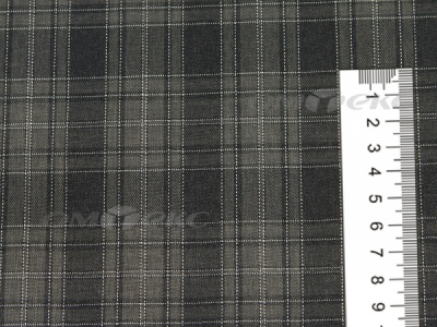 Ткань костюмная клетка 25235 2004, 185 гр/м2, шир.150см, цвет серый/бел - купить в Чите. Цена 