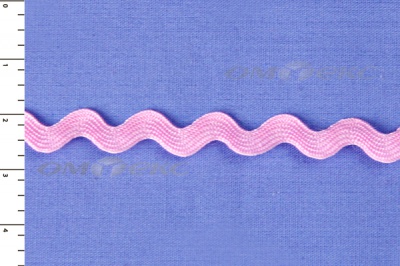 Тесьма плетеная "Вьюнчик"/бл.розовый - купить в Чите. Цена: 37.25 руб.